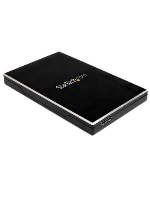 STARTECH  GABINETE DE DISCO DURO 2.5 SATA USB 3.0 NEGRO-ALUMINIO