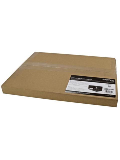 STARTECH  GABINETE PARA MONTAJE EN PARED CON CHAROLA 4U NEGRO