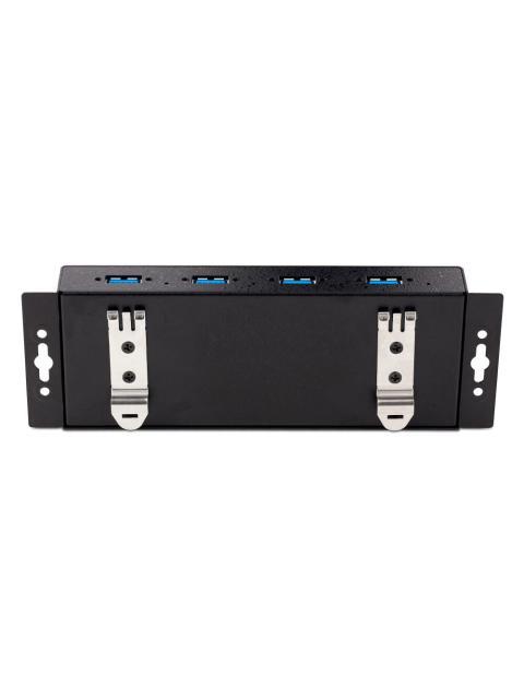 STARTECH  HUB INDUSTRIAL 5000 MBIT-S USB 3.0 DE 4 PUERTOS NEGRO