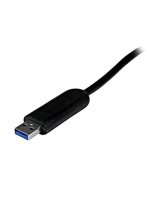 STARTECH  HUB USB A 3.0 MACHO - 4X USB A 3.0 HEMBRA 5000 MBIT-S 15CM NEGRO