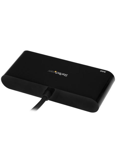 STARTECH  HUB USB C 3.0 MACHO - 3X USB A 3.0- 1X RJ-45 5000 MBIT-S NEGRO