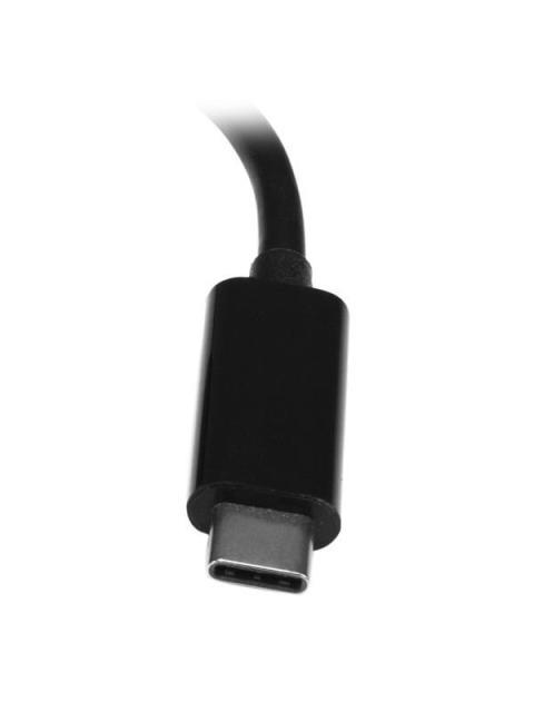STARTECH  HUB USB C 3.0 MACHO - 4X USB A HEMBRA CON PD ENTREGA DE POTENCIA 5000 MBIT-S NEGRO