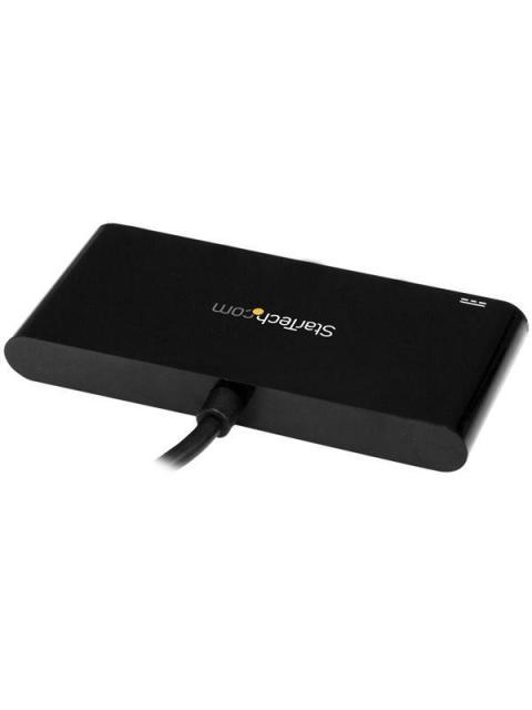 STARTECH  HUB USB C 3.0 MACHO - 4X USB A HEMBRA CON PD ENTREGA DE POTENCIA 5000 MBIT-S NEGRO