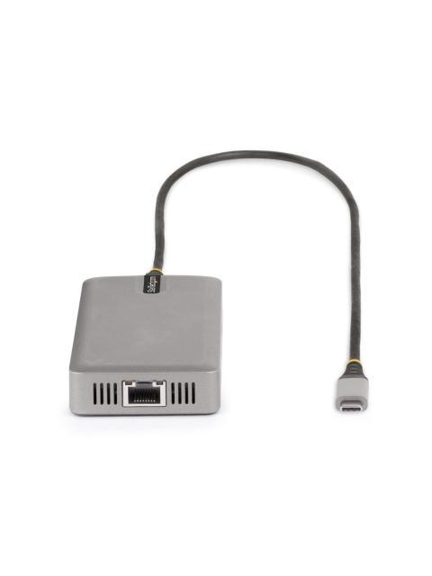 STARTECH  HUB USB-C MACHO 2X HDMI 2X DISPLAYPORT 3X USB-A 1X USB-C 1X RJ-45 GRIS