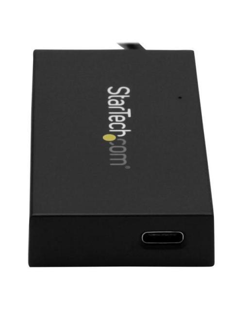 STARTECH HUB USB TIPO C 3.0 4 PUERTS EXTERNO NEGRO 5KBITS HB30A3A1CSFS