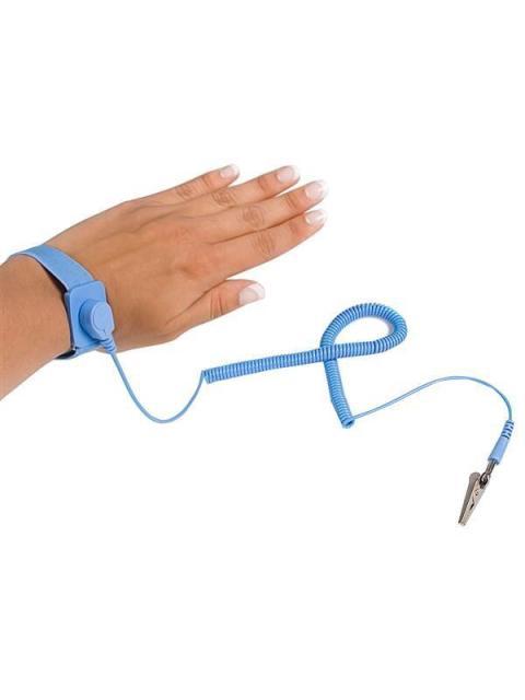 STARTECH PULSERA ANTIESTATICA C. CABLE A TIERRA ESD AZUL SWS100