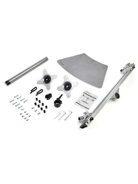 STARTECH  SOPORTE DE ESCRITORIO PARA 2 MONITORES MAX. 24 HASTA 8KG PLATA