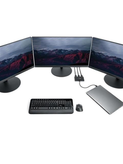 SPLITTER DIVISOR STARTECH MSTCDP123HD USB-C A 3 PUERTOS HDMI