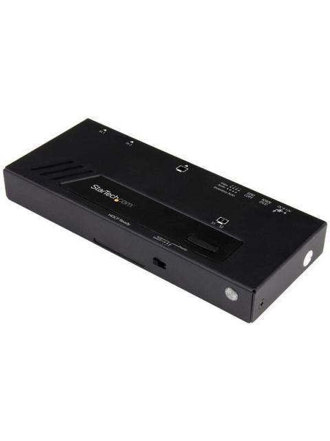 STARTECH  SWITCH AUTOMATICO HDMI DE 2 PUERTOS NEGRO