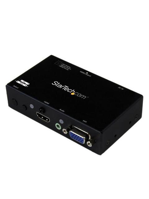 STARTECH  SWITCH CONVERTIDOR 2X1 VGA Y HDMI - HDMI CON CONMUTADO PRIORITARIO Y AUTOMATICO