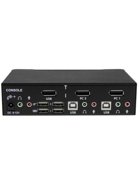 STARTECH  SWITCH PROFESIONAL KVM DISPLAYPORT-USB 2 PUERTOS