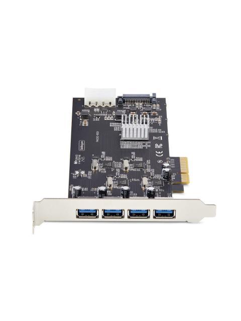 STARTECH  TARJETA PCI EXPRESS DE 4 PUERTOS USB 3.0 SATA 5 GBIT-S