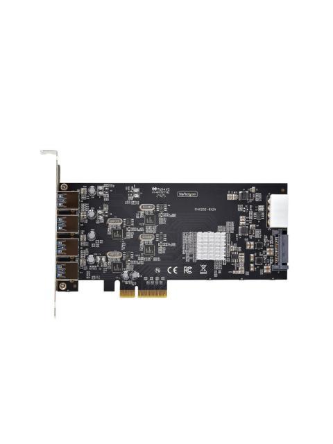 STARTECH  TARJETA PCI EXPRESS DE 4 PUERTOS USB 3.0 SATA 5 GBIT-S