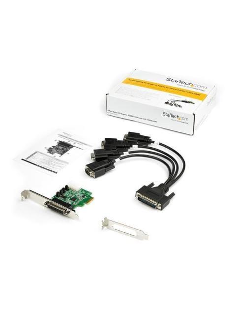 STARTECH  TARJETA PCI EXPRESS SERIAL DE 4 PUERTOS RS-232