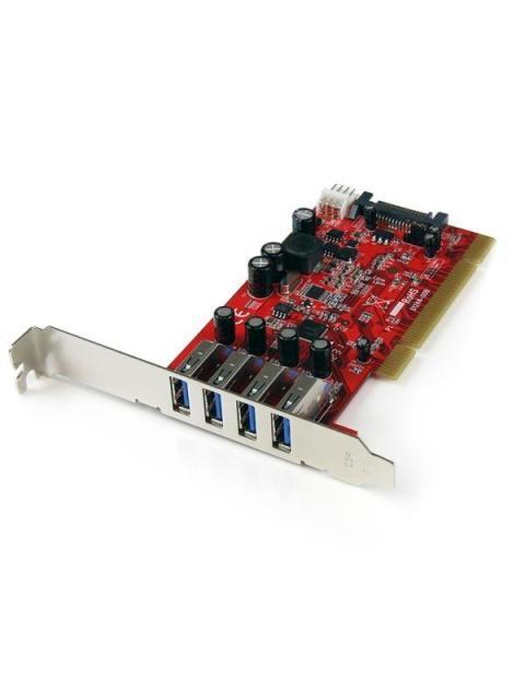 STARTECH  TARJETA PCI PCIUSB3S4 ALAMBRICO 4X USB 3.0