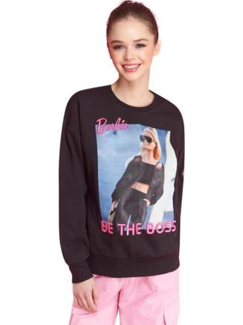 SUDADERA BARBIE NEGRO BARBIE