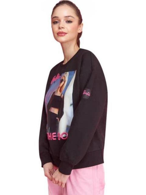 SUDADERA BARBIE NEGRO BARBIE
