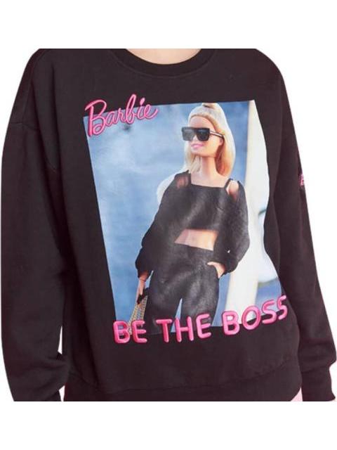 SUDADERA BARBIE NEGRO BARBIE