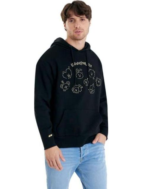SUDADERA BT21 NEGRO BT21