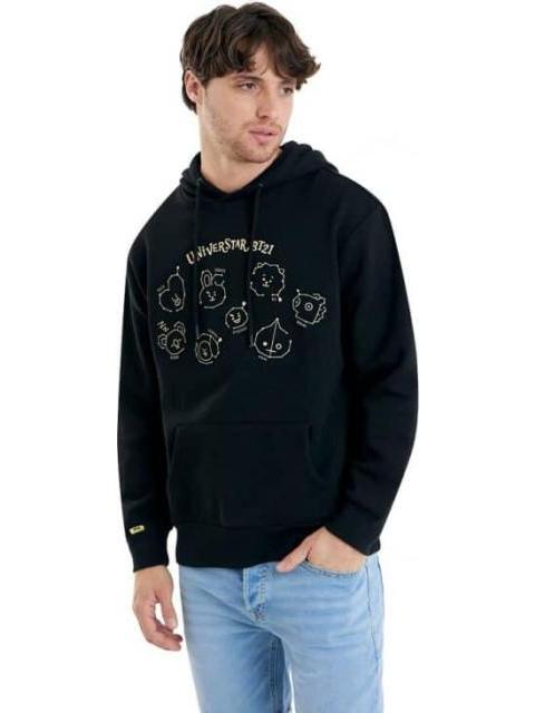 SUDADERA BT21 NEGRO BT21