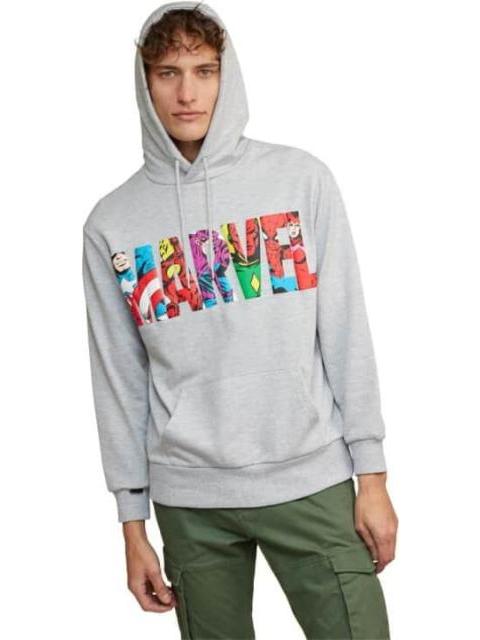 SUDADERA CON CAPUCHA GRIS MARVEL