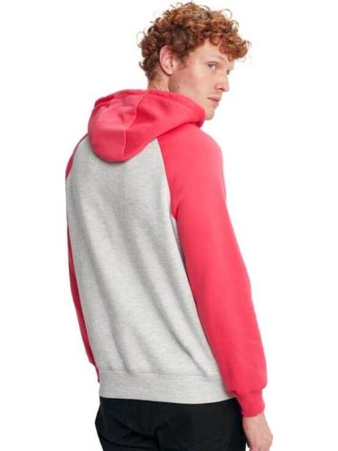 SUDADERA CERRADA CON CAPUCHA GRIS NEXT CO