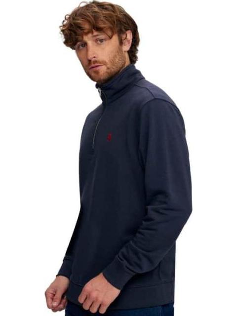 SUDADERA CERRADA SIN CAPUCHA AZUL MARINO HPC POLO