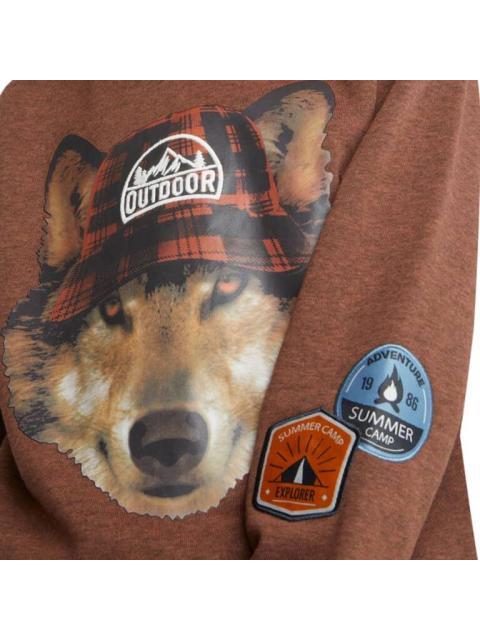 SUDADERA CON CAPUCHA ESTAMPADA CAFE NEXT CO