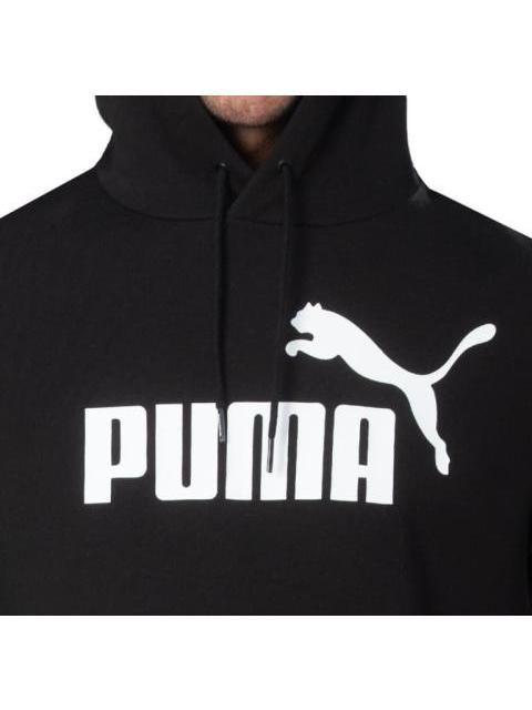 SUDADERA CON CAPUCHA LOGOTIPO GRANDE BLANCO/NEGRO PUMA