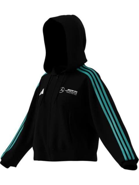 SUDADERA CON CIERRE MERCEDES AMG DNA NEGRO ADIDAS