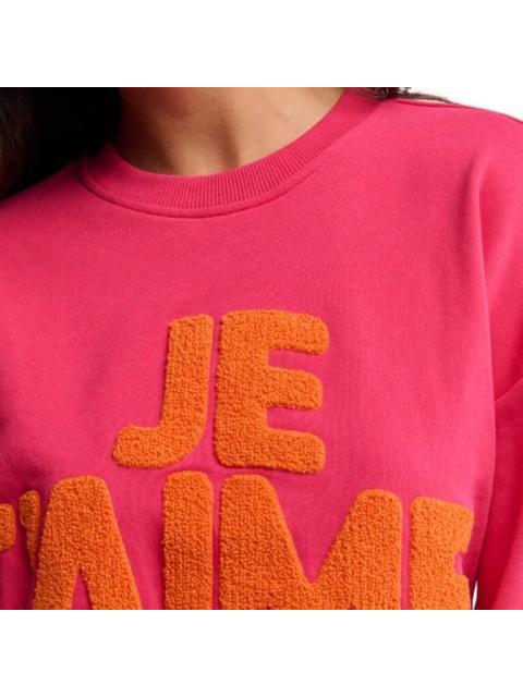SUDADERA JE TAIME FIUSHA LOVE TO LOUNGE