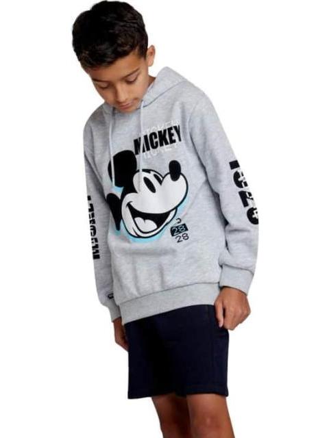 SUDADERA MICKEY MOUSE GRIS MICKEY MOUSE