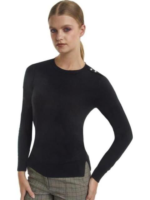 SUETER BOTONES PEDRERIA NEGRO PRIMARK