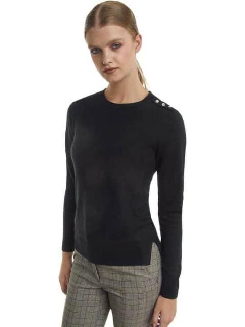 SUETER BOTONES PEDRERIA NEGRO PRIMARK