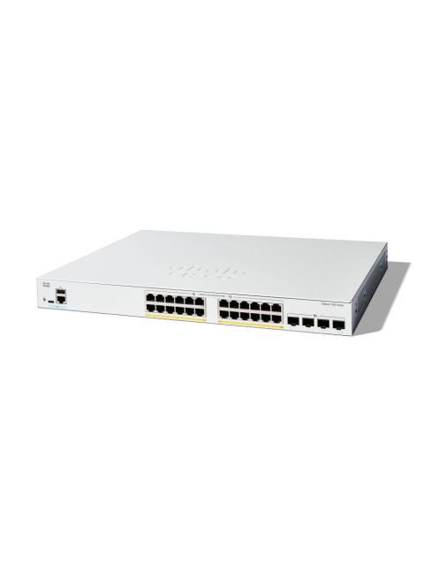 SWITCH CISCO GIGABIT ETHERNET CATALYST 1200 24 PUERTOS POE+ 10-100-1000MBPS + 4 PUERTOS SFP+ 375W 128 GBIT-S - ADMINISTRABLE