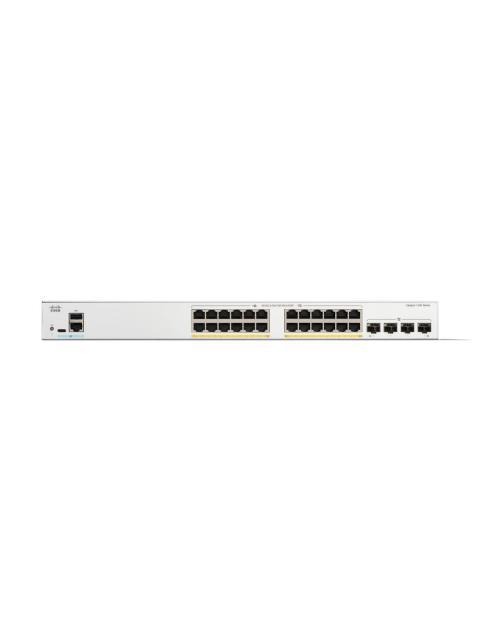 SWITCH CISCO GIGABIT ETHERNET CATALYST 1300 24 PUERTOS POE+ 10-100-1000MBPS + 4 PUERTOS SFP 195W 56 GBIT-S 16000 ENTRADAS - ADMINISTRABLE