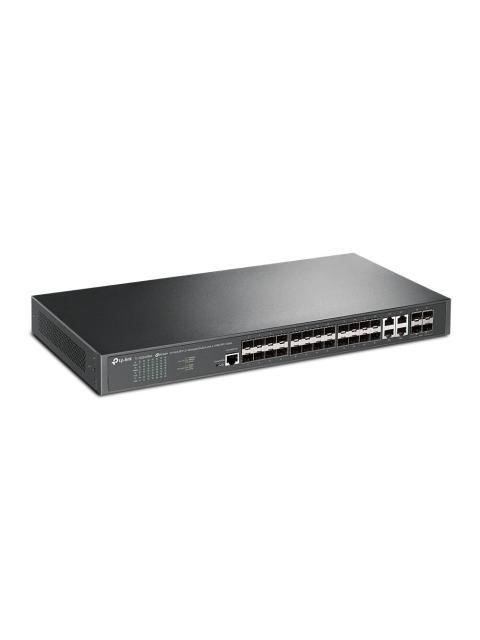 SWITCH TP-LINK GIGABIT ETHERNET JETSTREAM TL-SG3428XF 24 PUERTOS L2+ 10-100-1000MBPS + 4 PUERTOS SFP+ 128GBIT-S 16.000 ENTRADAS - ADMINISTRABLE