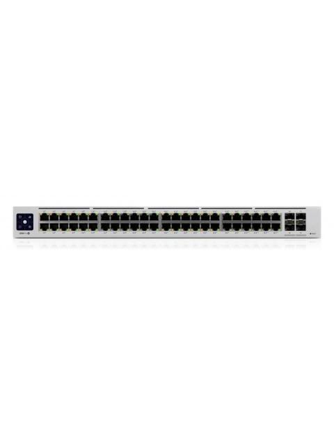 SWITCH USWPRO48POE GEN2 UBIQUITI NETWORKS CAPA 3 DE 48 PUERTOS POE 802.3AT-BT + 4 PUERTOS 1-10G SFP+ 600W PANTALLA INFORMATIVA
