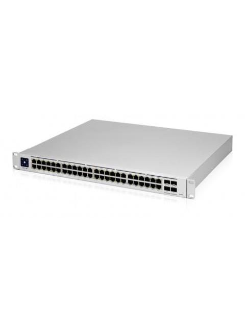 SWITCH USWPRO48POE GEN2 UBIQUITI NETWORKS CAPA 3 DE 48 PUERTOS POE 802.3AT-BT + 4 PUERTOS 1-10G SFP+ 600W PANTALLA INFORMATIVA