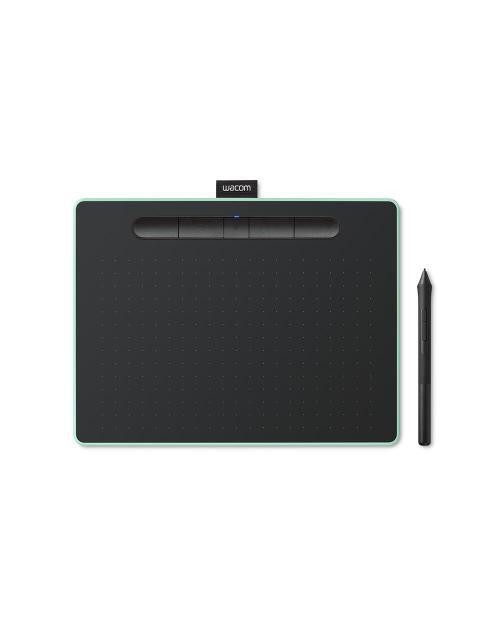 TABLETA GRAFICA WACOM INTUOS M 216 X 135MM ALAMBRICO-INALAMBRICO USB-BLUETOOTH NEGRO-AQUA