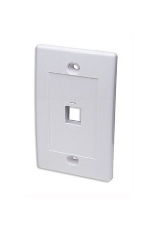 INTELLINET TAPA PARA CAJA (FACEPLATE) 163286 MONTAJE AL RAS 1 SALIDA BLANCO