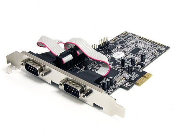 STARTECH  TARJETA PCI EXPRESS DE 4 PUERTOS SERIE RS232 UART 16550 SERIAL DB9