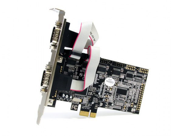 STARTECH  TARJETA PCI EXPRESS DE 4 PUERTOS SERIE RS232 UART 16550 SERIAL DB9