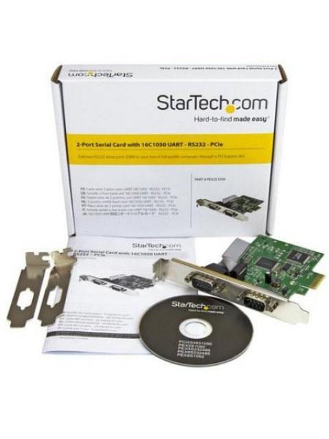 STARTECH  TARJETA SERIAL PCI EXPRESS DE 2 PUERTOS DB9 RS232