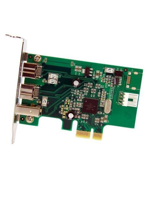 STARTECH  TARJETA PCI EXPRESS 1.1 PEX1394B3LP ALAMBRICO CON 3 PUERTOS FIREWIRE