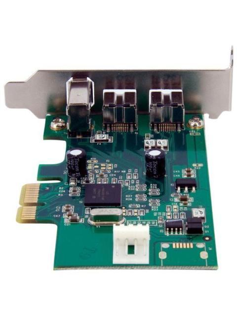 STARTECH  TARJETA PCI EXPRESS 1.1 PEX1394B3LP ALAMBRICO CON 3 PUERTOS FIREWIRE
