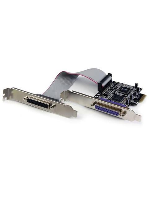TARJETA PCIE PARALELO 2PTOS DB25 1284 SPP EPP ECP STARTECH PEX2PECP2