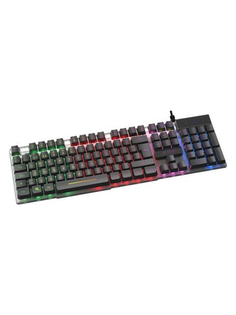 TECLADO GAMER ACTECK AUREAN II TA220G ALAMBRICO USB NEGRO