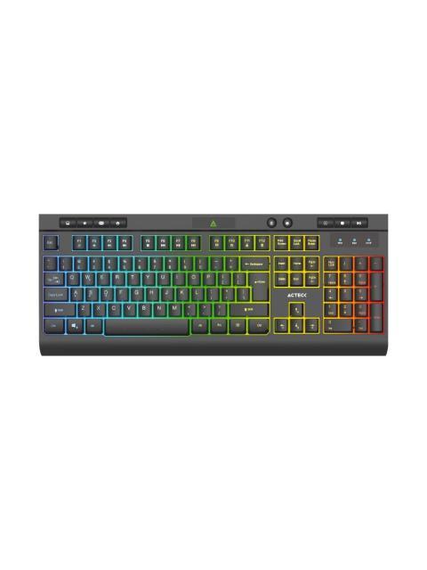 TECLADO GAMER ACTECK AUREAN PRO TA477G ALAMBRICO USB NEGRO