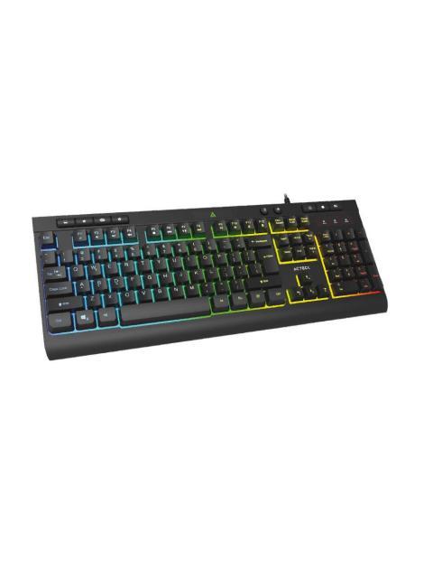 TECLADO GAMER ACTECK AUREAN PRO TA477G ALAMBRICO USB NEGRO
